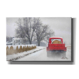 'Haulin' Hay' by Lori Deiter, Canvas Wall Art