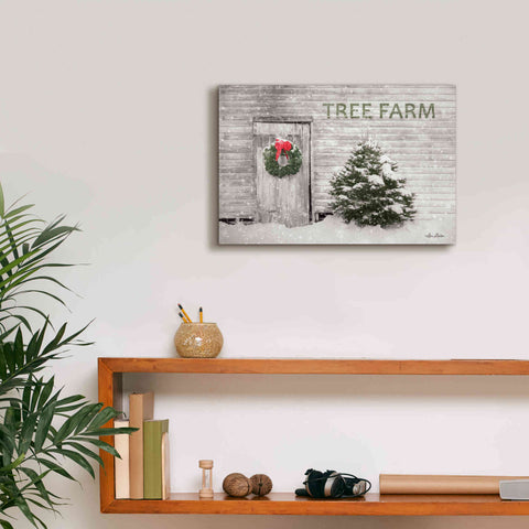Image of 'Tree Farm' by Lori Deiter, Canvas Wall Art,18 x 12