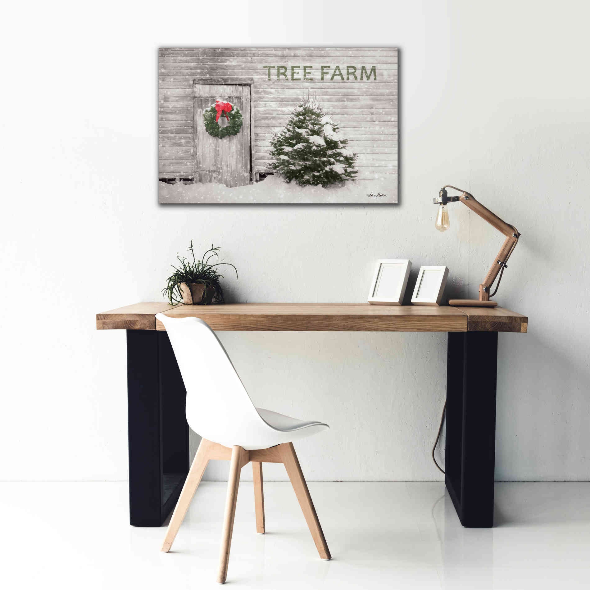 'Tree Farm' by Lori Deiter, Canvas Wall Art,40 x 26