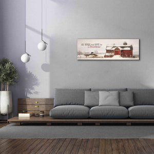 'All Roads Lead Home for Christmas' by Lori Deiter, Canvas Wall Art,60 x 20