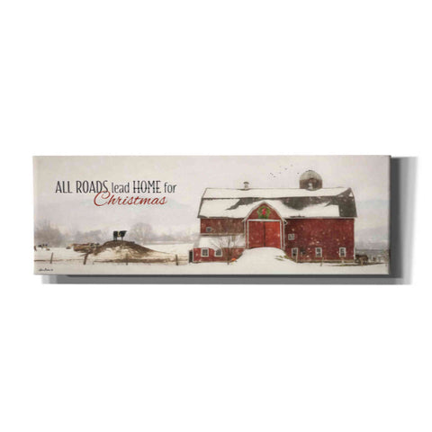 Image of 'All Roads Lead Home for Christmas' by Lori Deiter, Canvas Wall Art