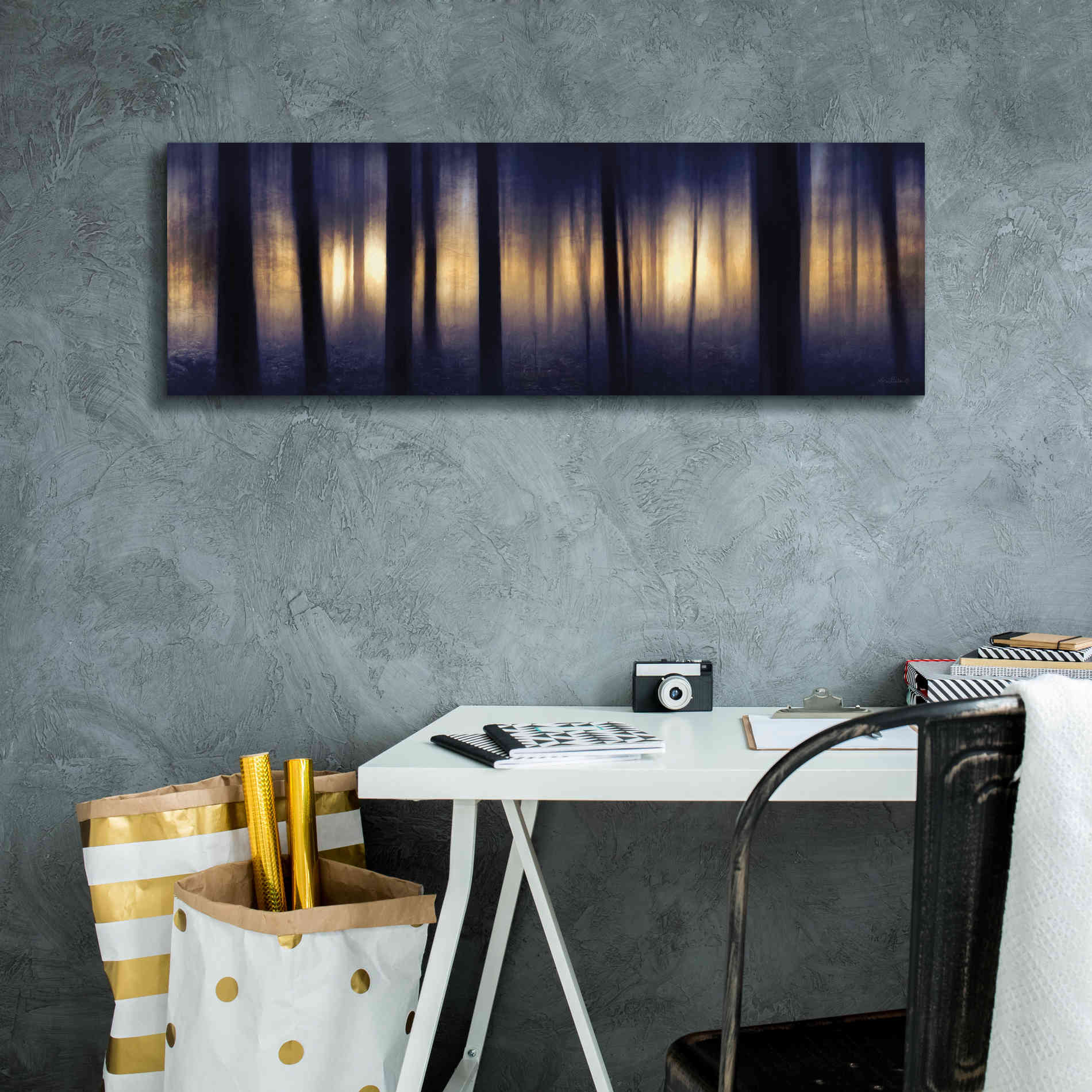 'Edge of the Forest' by Lori Deiter, Canvas Wall Art,36 x 12