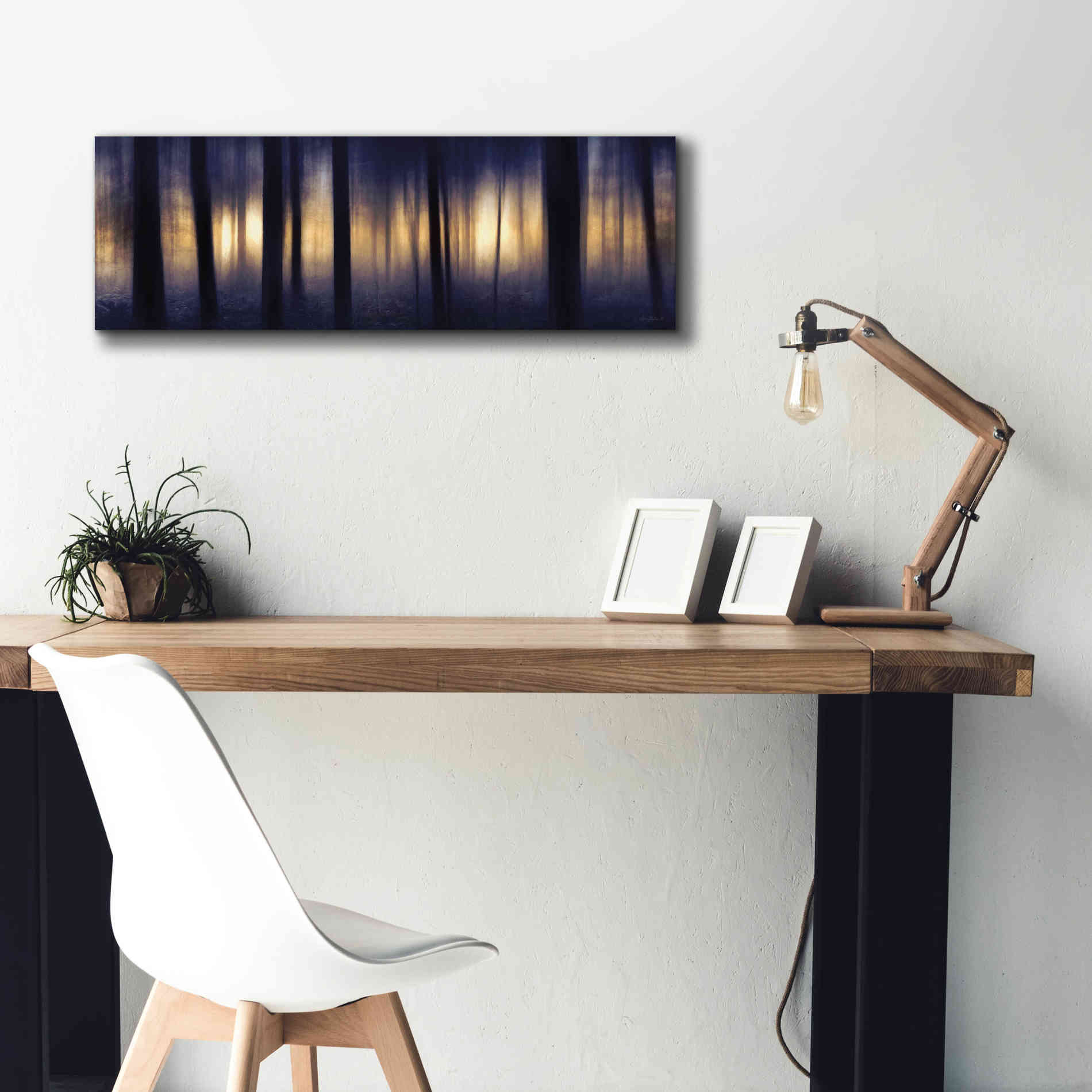 'Edge of the Forest' by Lori Deiter, Canvas Wall Art,36 x 12