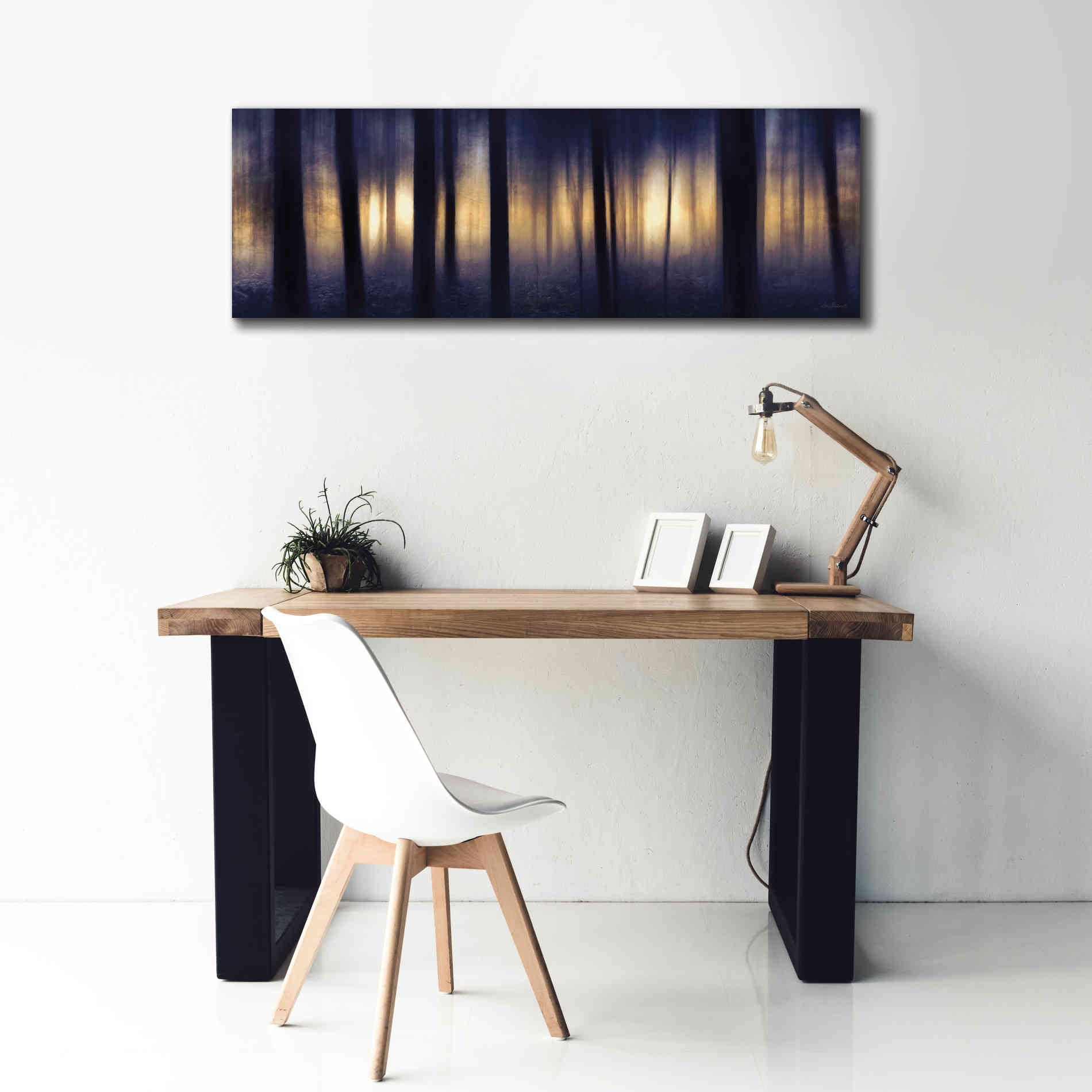 'Edge of the Forest' by Lori Deiter, Canvas Wall Art,60 x 20