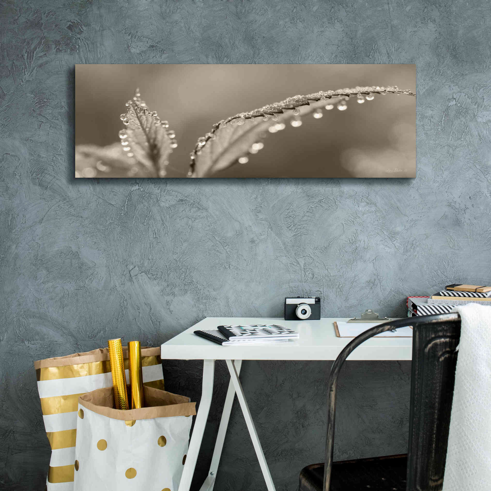 'Dewey Morning' by Lori Deiter, Canvas Wall Art,36 x 12