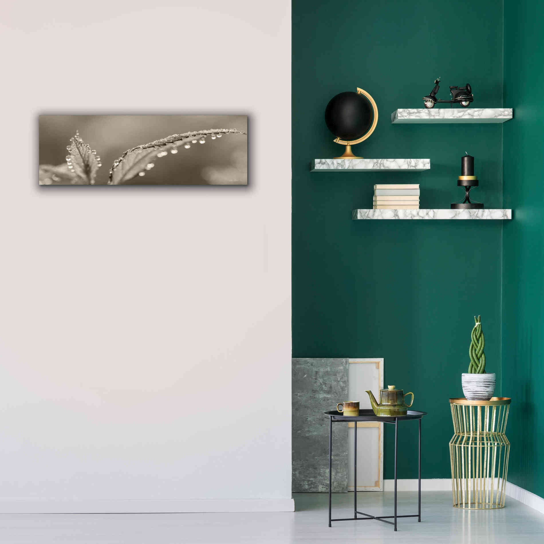 'Dewey Morning' by Lori Deiter, Canvas Wall Art,36 x 12