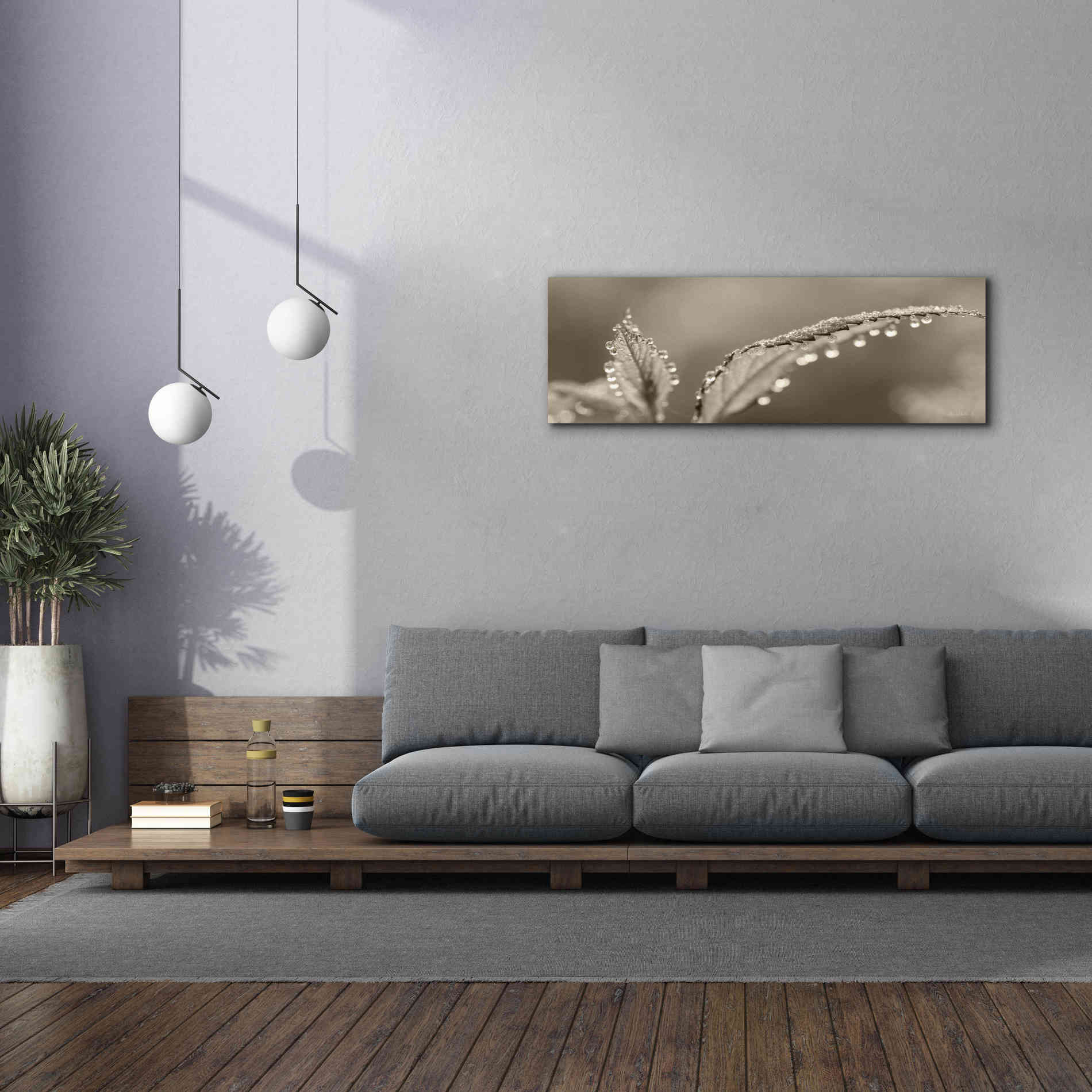 'Dewey Morning' by Lori Deiter, Canvas Wall Art,60 x 20