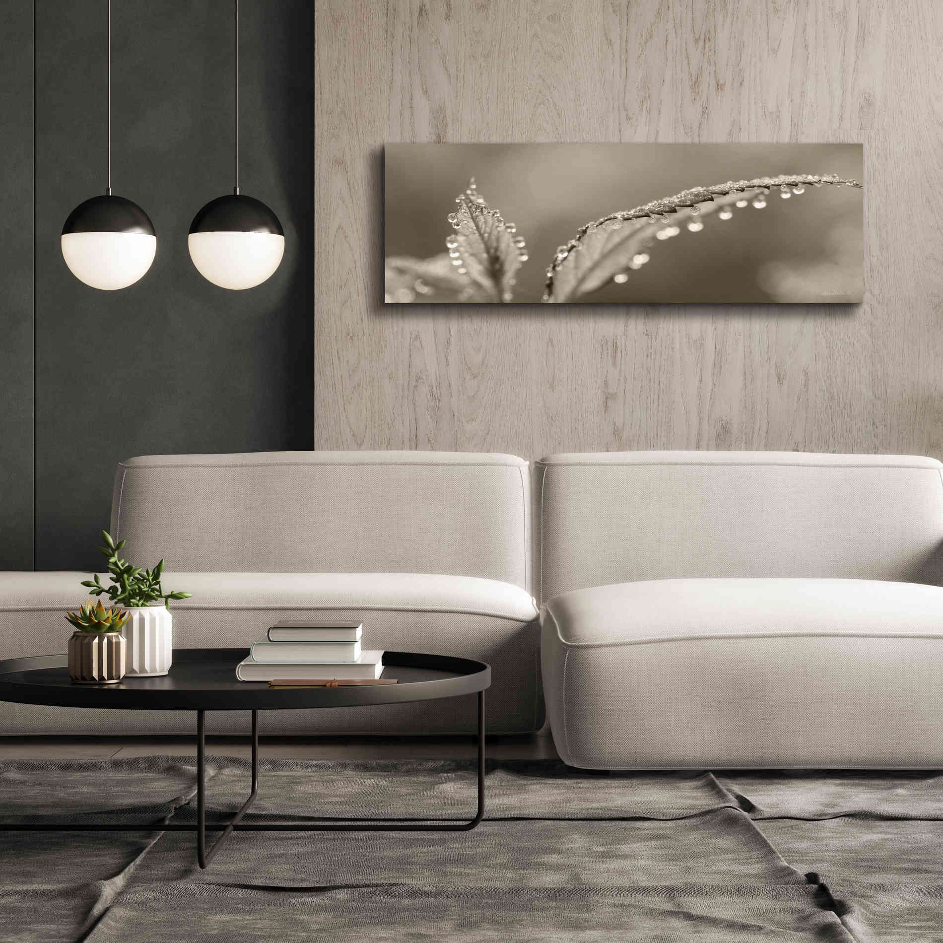 'Dewey Morning' by Lori Deiter, Canvas Wall Art,60 x 20