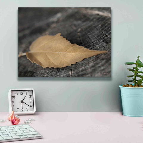 Image of 'Natural Gold Leaf' by Lori Deiter, Canvas Wall Art,16 x 12