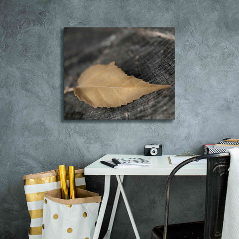 Image of 'Natural Gold Leaf' by Lori Deiter, Canvas Wall Art,24 x 20