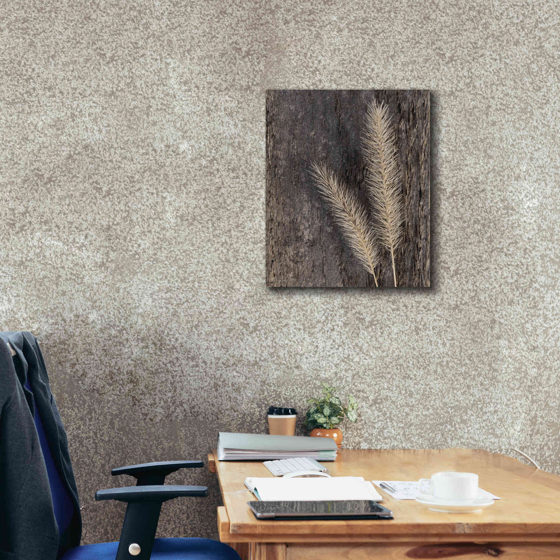 'Natural Wheat' by Lori Deiter, Canvas Wall Art,20 x 24