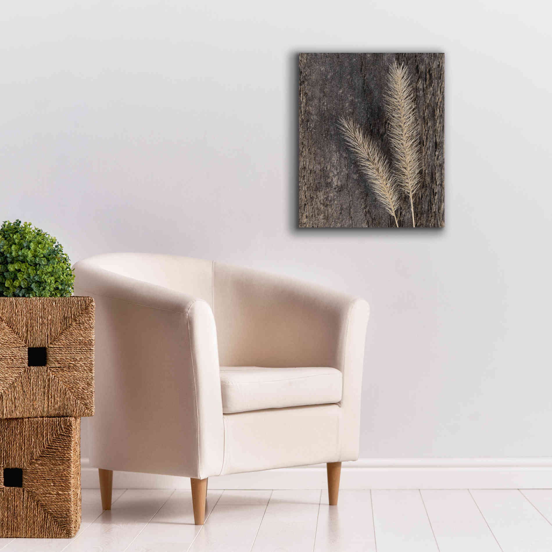 'Natural Wheat' by Lori Deiter, Canvas Wall Art,20 x 24