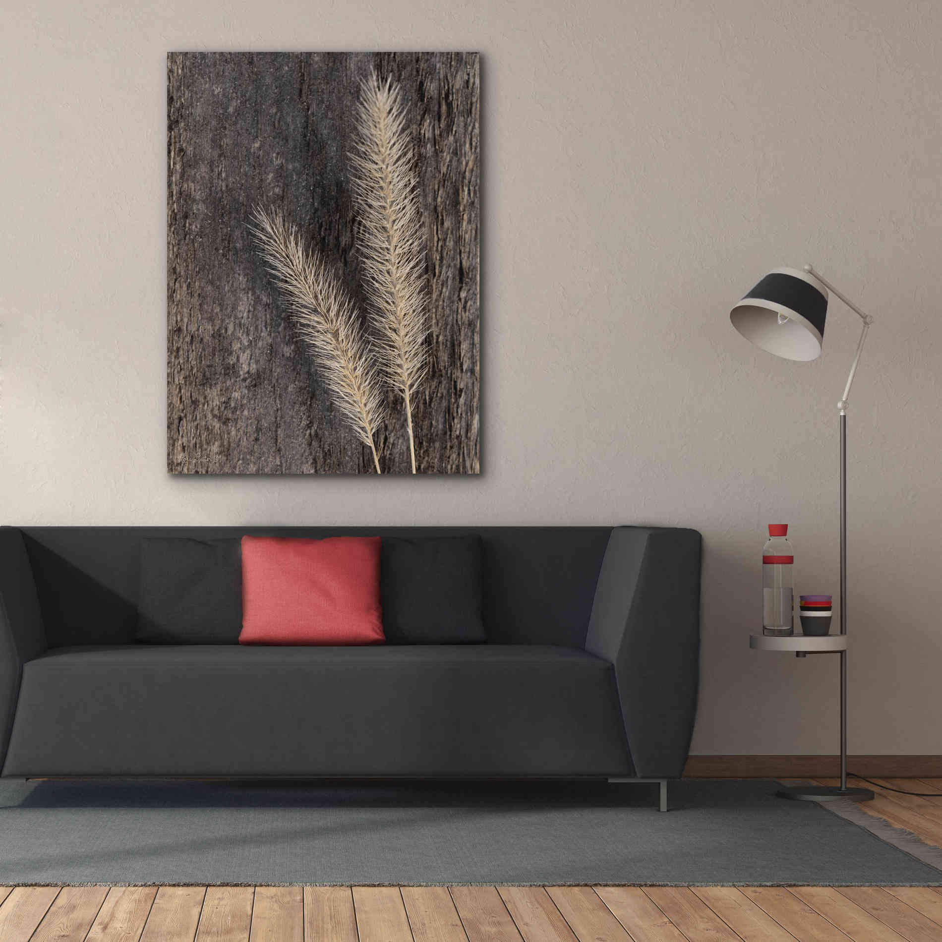 'Natural Wheat' by Lori Deiter, Canvas Wall Art,40 x 54