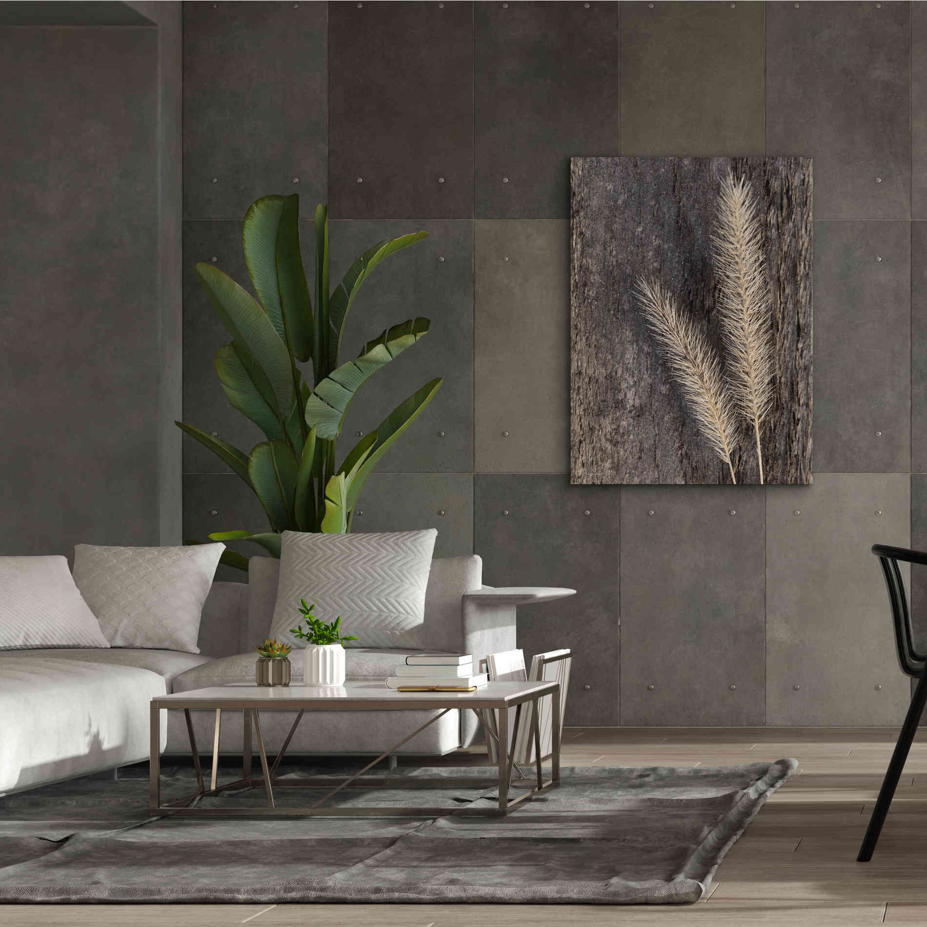 'Natural Wheat' by Lori Deiter, Canvas Wall Art,40 x 54