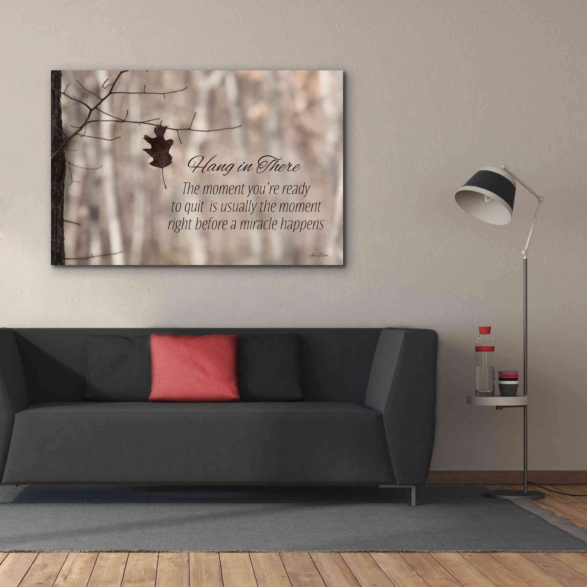 'Hang in There' by Lori Deiter, Canvas Wall Art,60 x 40