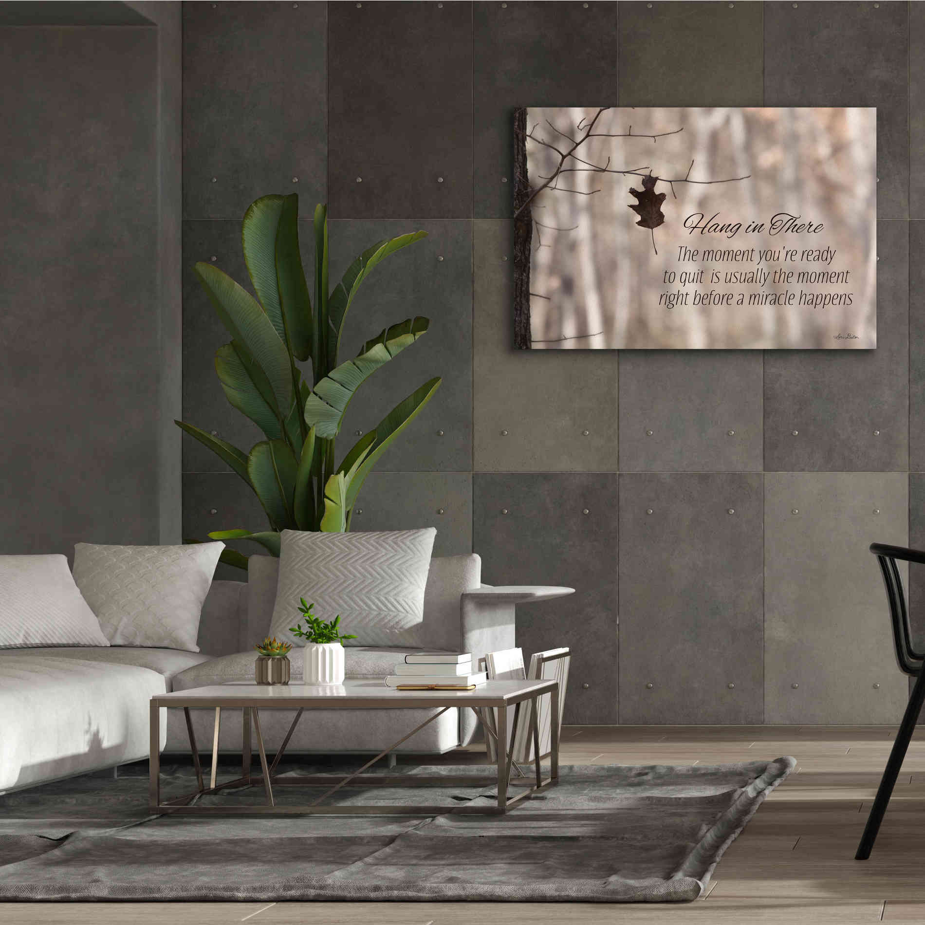 'Hang in There' by Lori Deiter, Canvas Wall Art,60 x 40