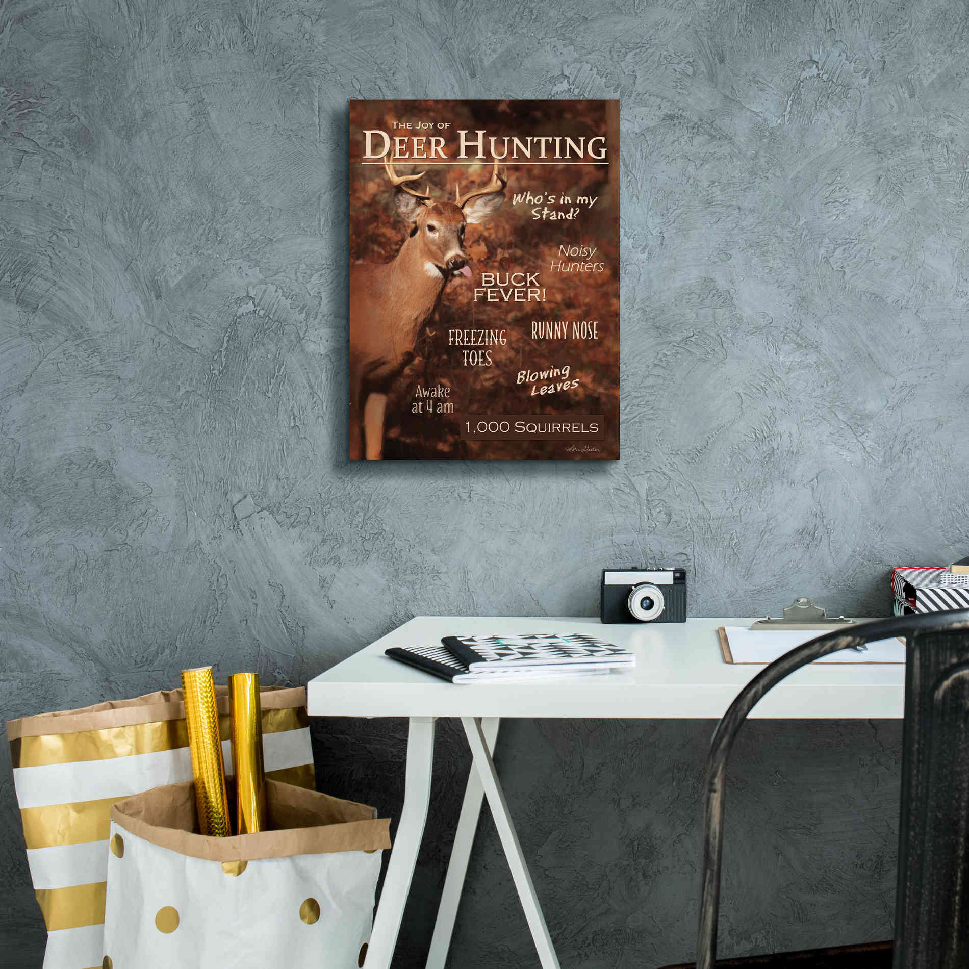 'Joy of Hunting' by Lori Deiter, Canvas Wall Art,12 x 16