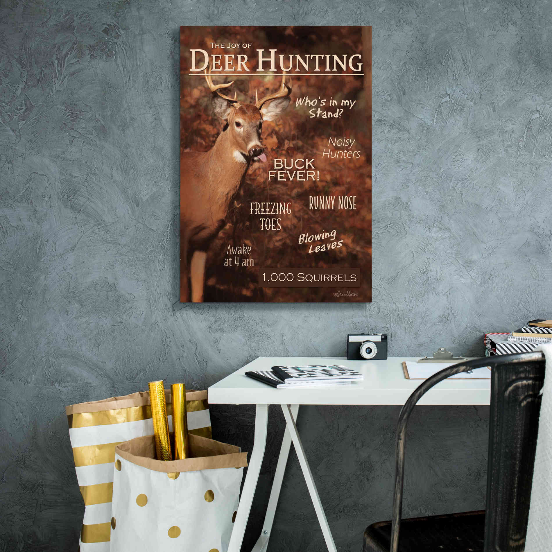 'Joy of Hunting' by Lori Deiter, Canvas Wall Art,18 x 26