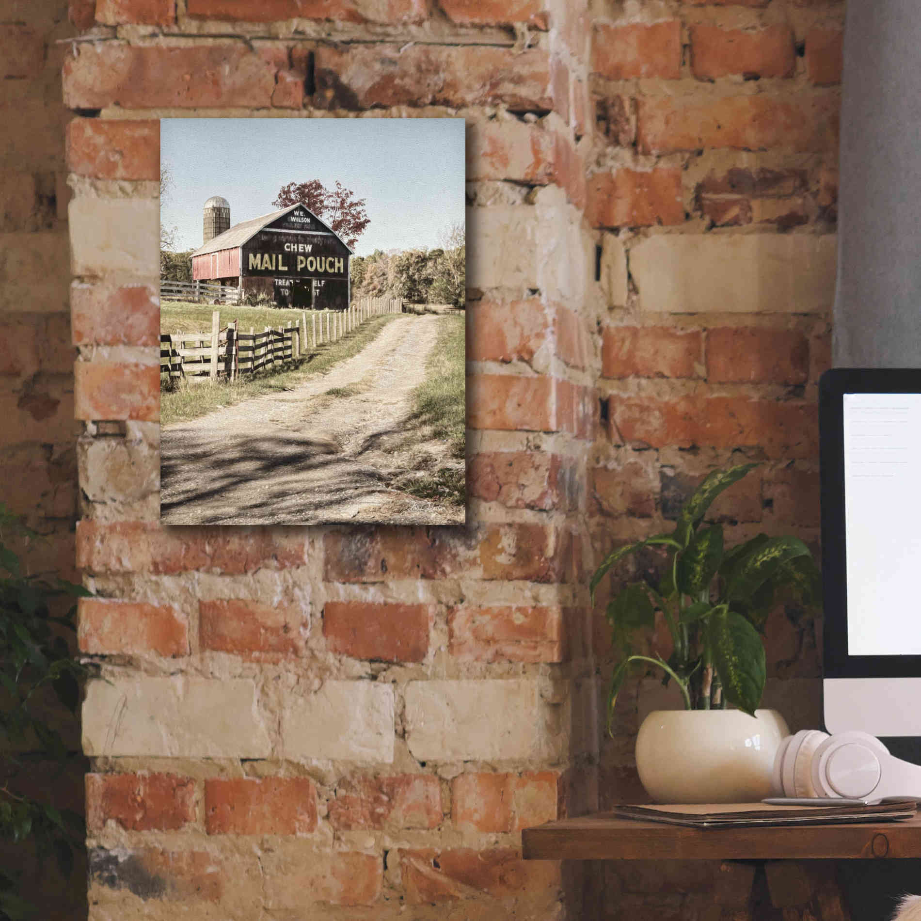 'Mail Pouch Lane' by Lori Deiter, Canvas Wall Art,12 x 16