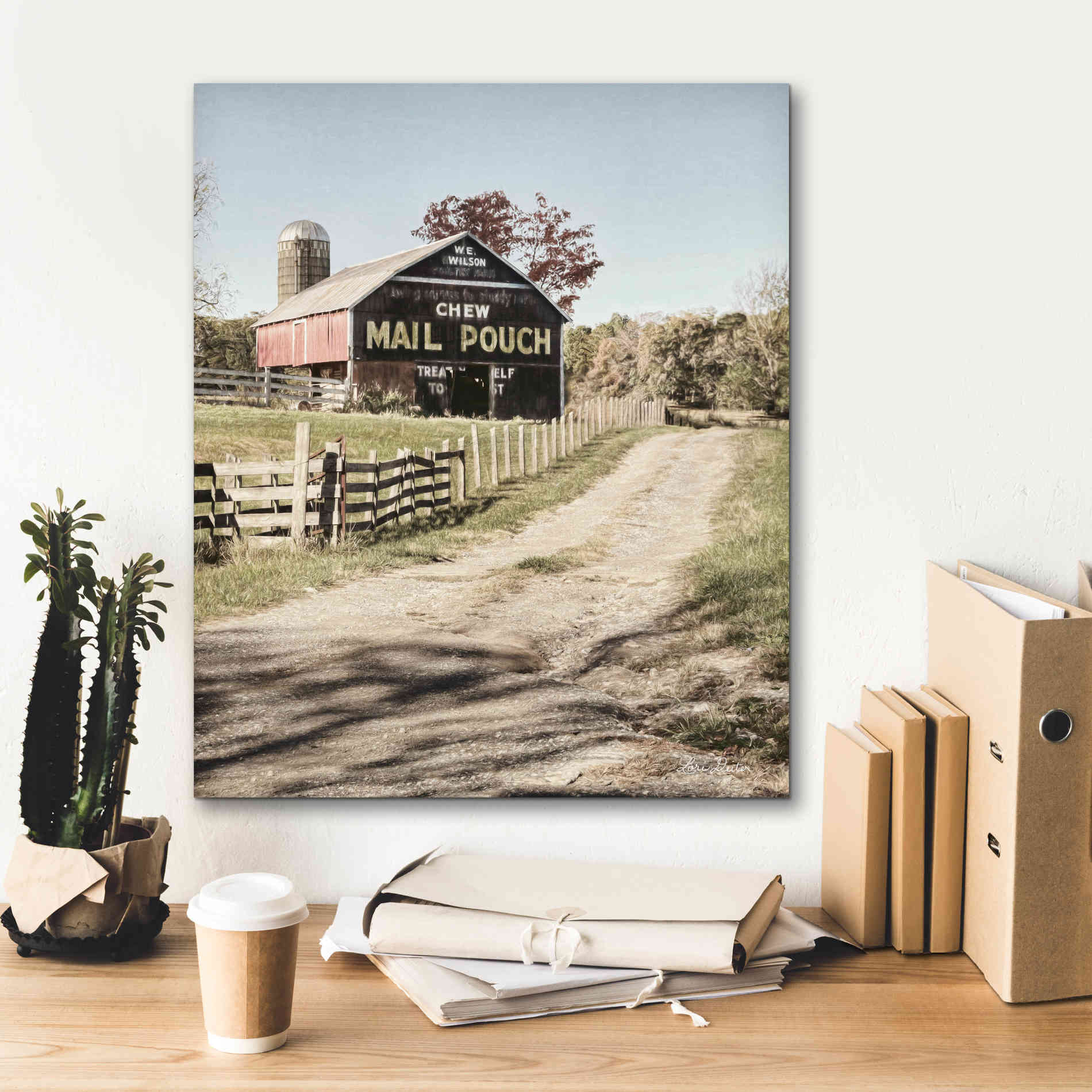 'Mail Pouch Lane' by Lori Deiter, Canvas Wall Art,20 x 24