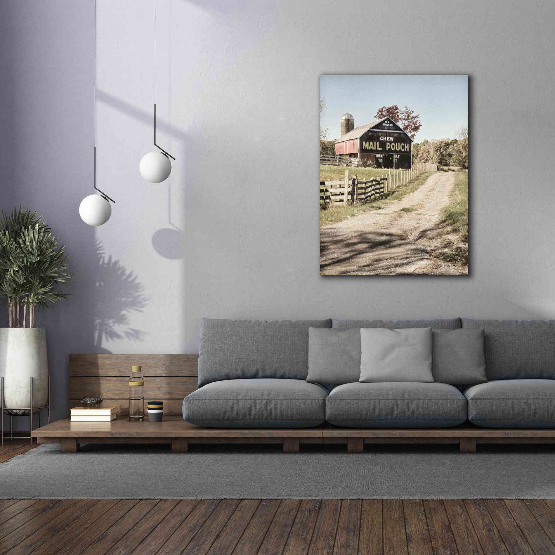 'Mail Pouch Lane' by Lori Deiter, Canvas Wall Art,40 x 54