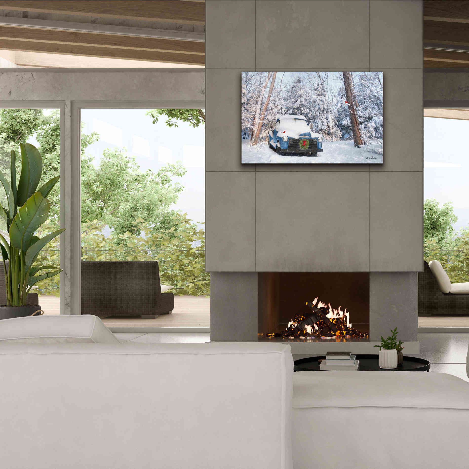 'Winter Storage' by Lori Deiter, Canvas Wall Art,40 x 26