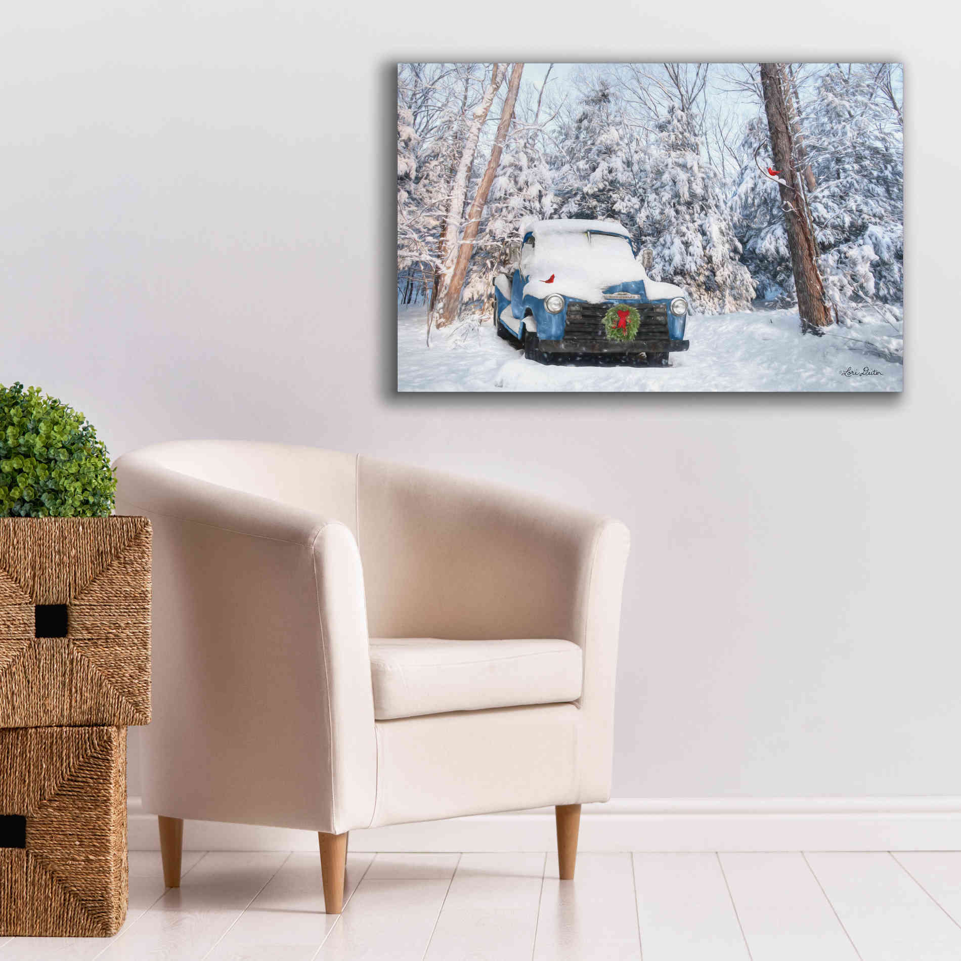 'Winter Storage' by Lori Deiter, Canvas Wall Art,40 x 26