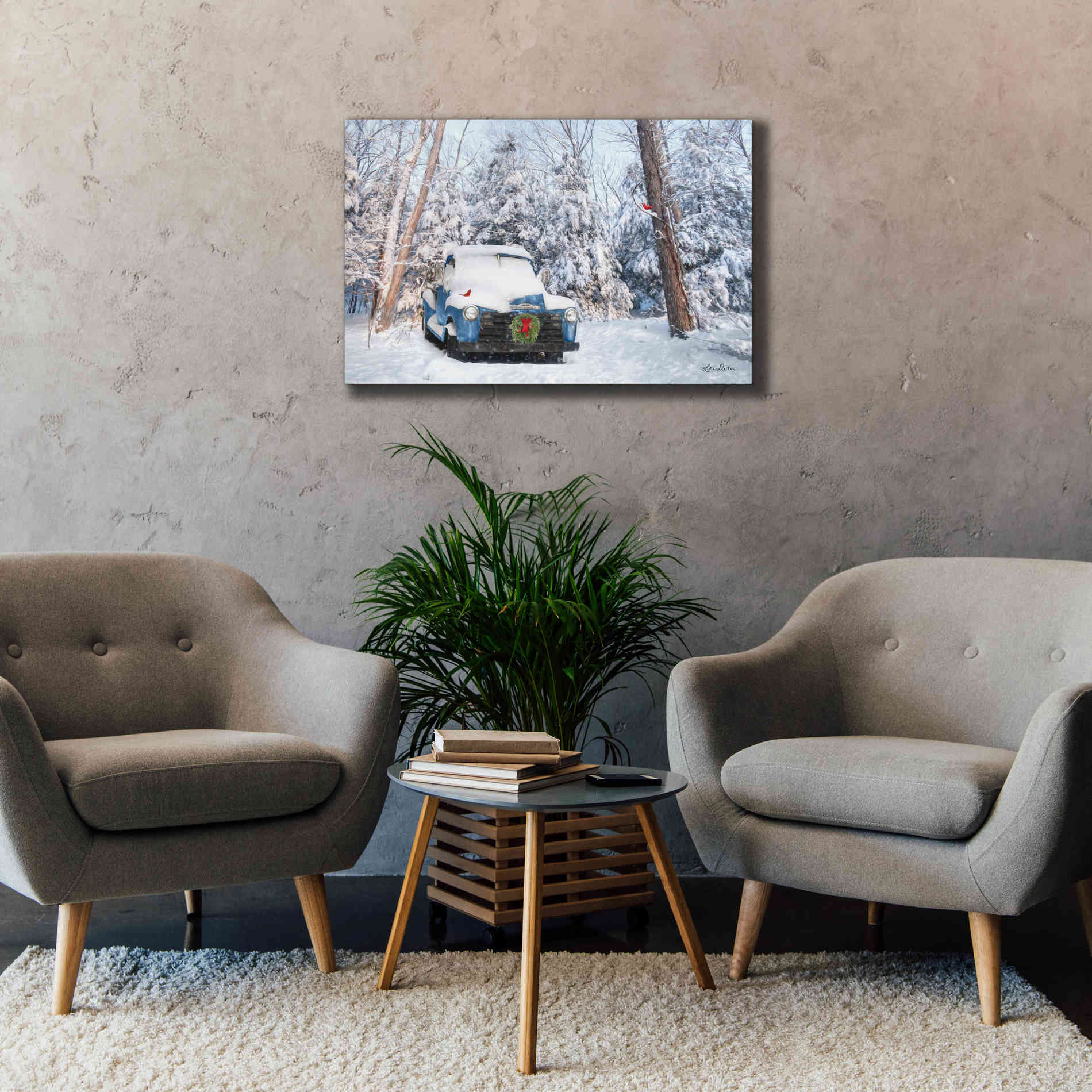 'Winter Storage' by Lori Deiter, Canvas Wall Art,40 x 26