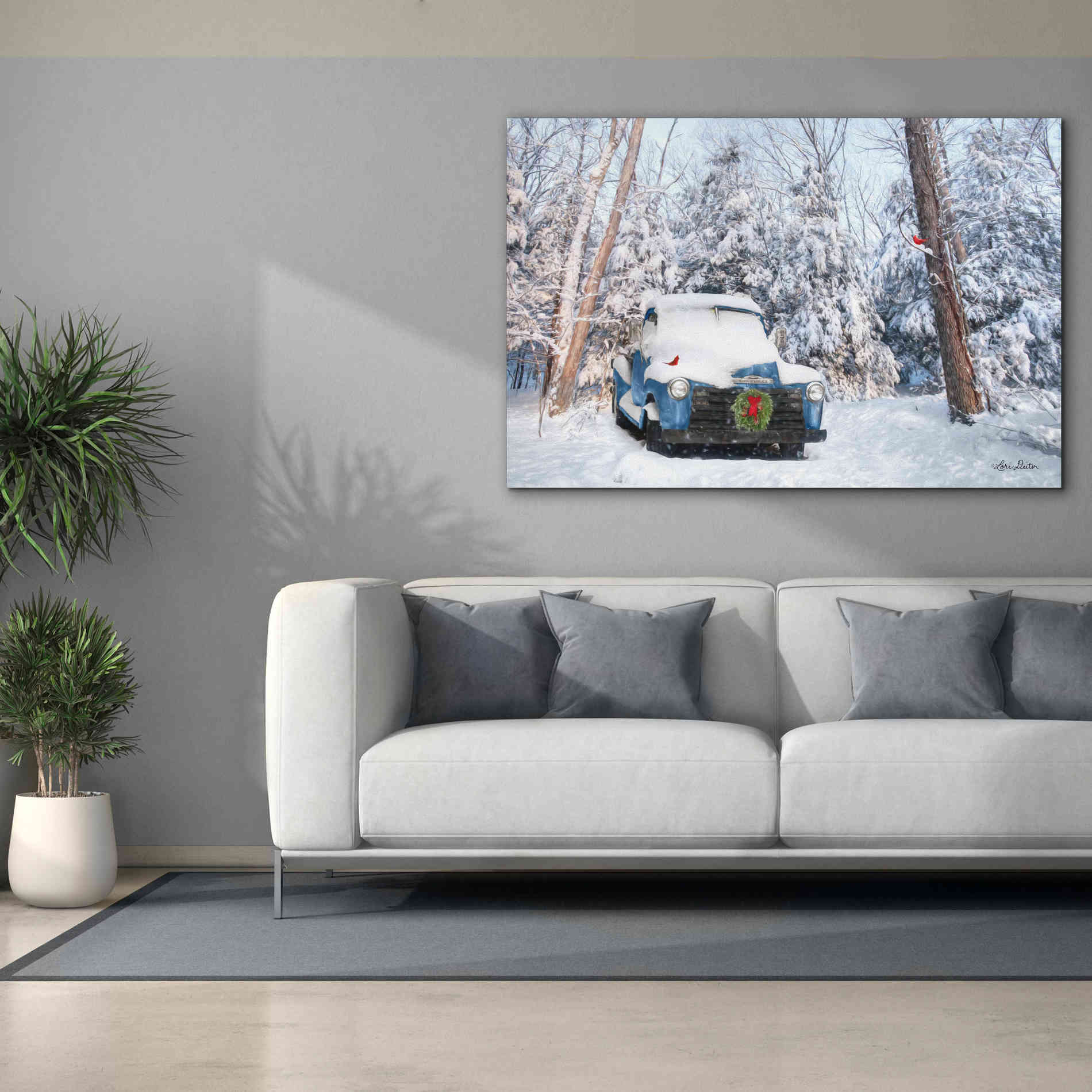 'Winter Storage' by Lori Deiter, Canvas Wall Art,60 x 40