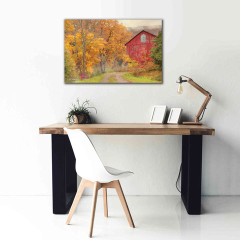 Image of 'Hidden Barn' by Lori Deiter, Canvas Wall Art,40 x 26