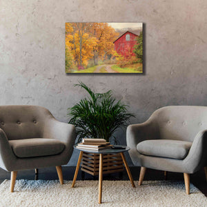 'Hidden Barn' by Lori Deiter, Canvas Wall Art,40 x 26