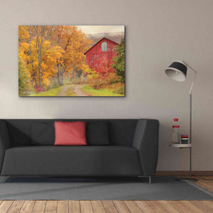 'Hidden Barn' by Lori Deiter, Canvas Wall Art,60 x 40