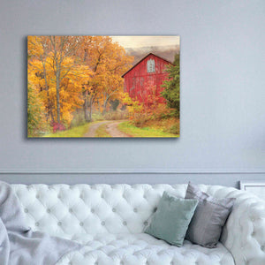 'Hidden Barn' by Lori Deiter, Canvas Wall Art,60 x 40