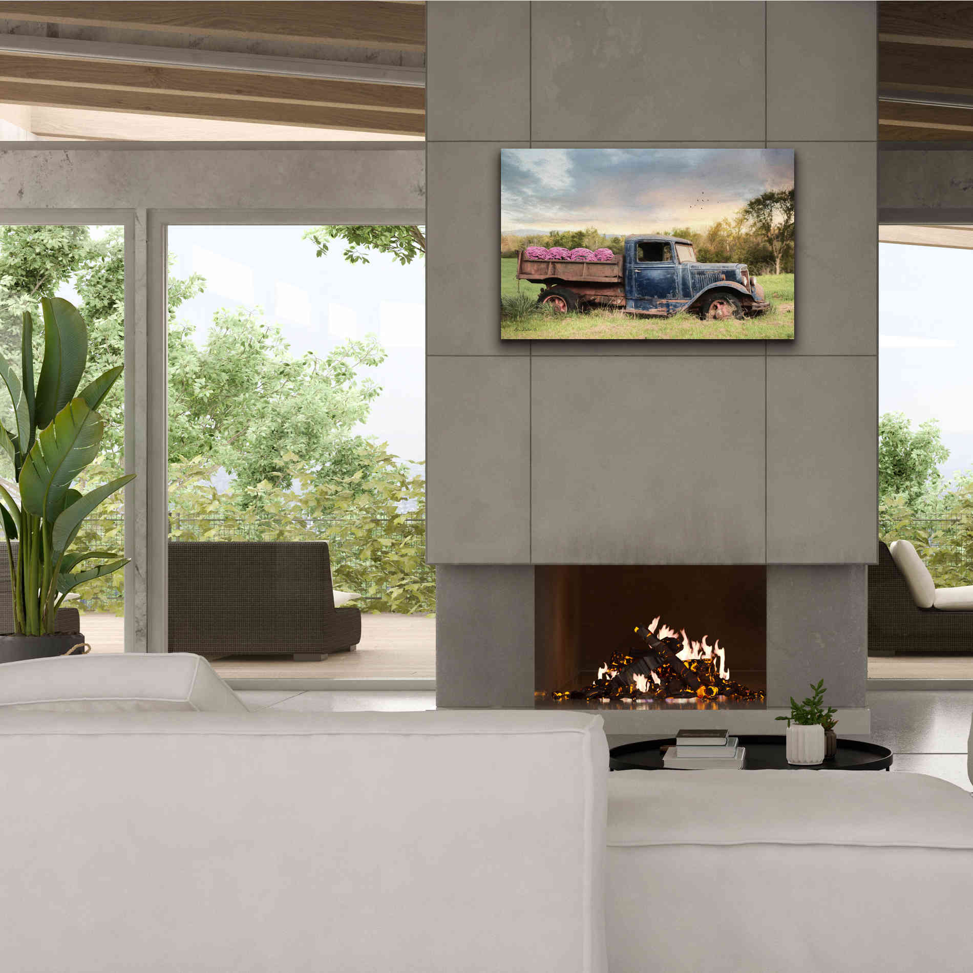 'Flower Delivery' by Lori Deiter, Canvas Wall Art,40 x 26