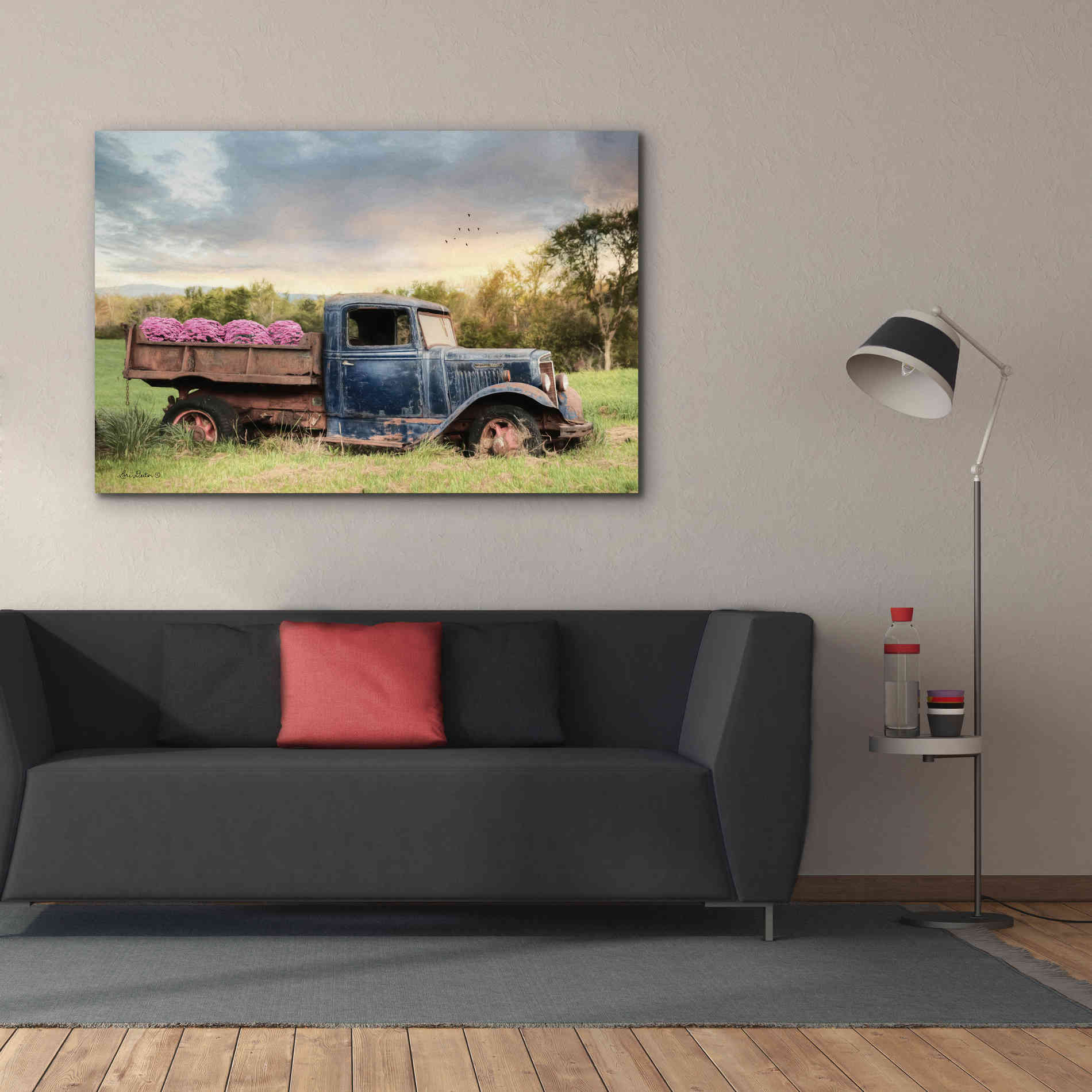 'Flower Delivery' by Lori Deiter, Canvas Wall Art,60 x 40