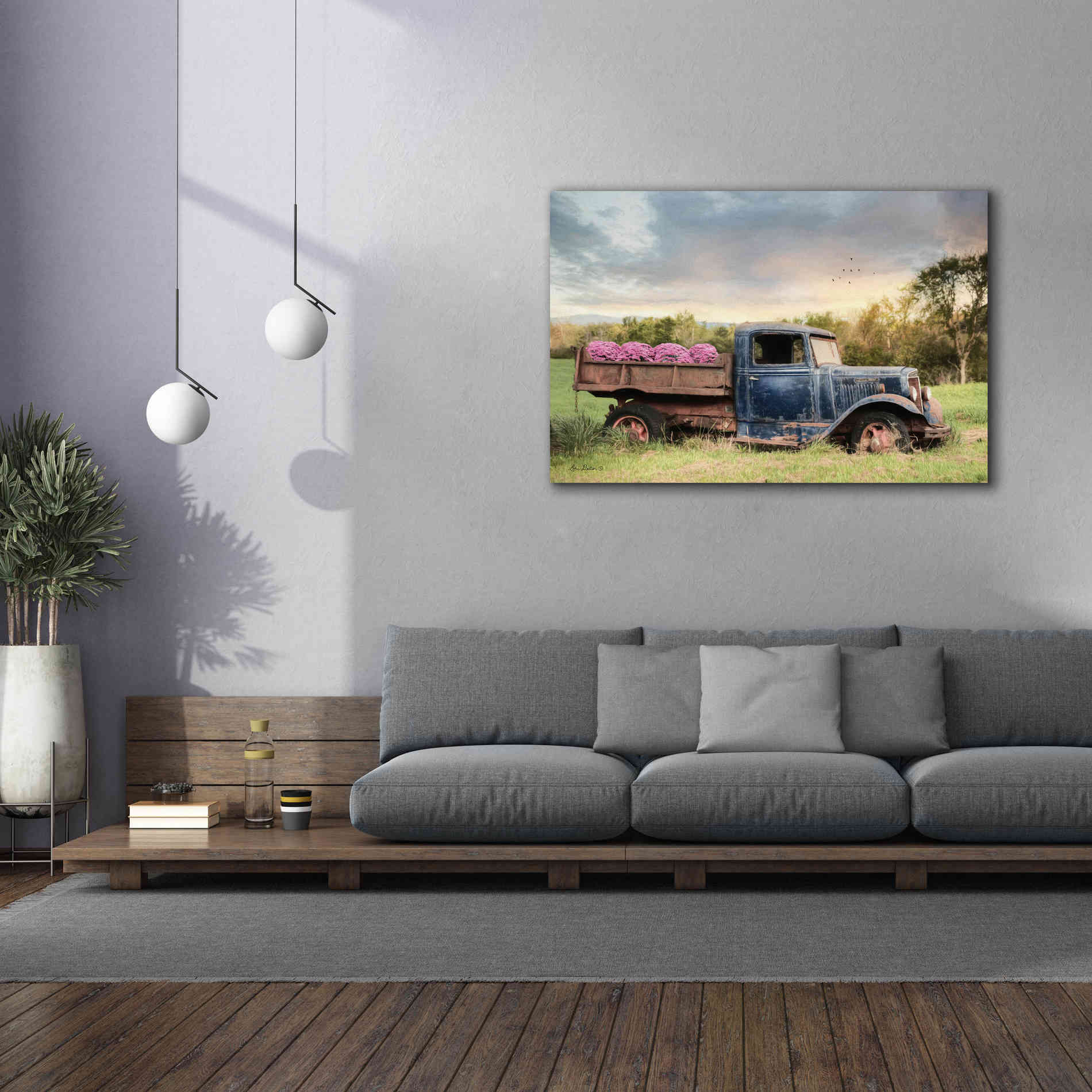 'Flower Delivery' by Lori Deiter, Canvas Wall Art,60 x 40