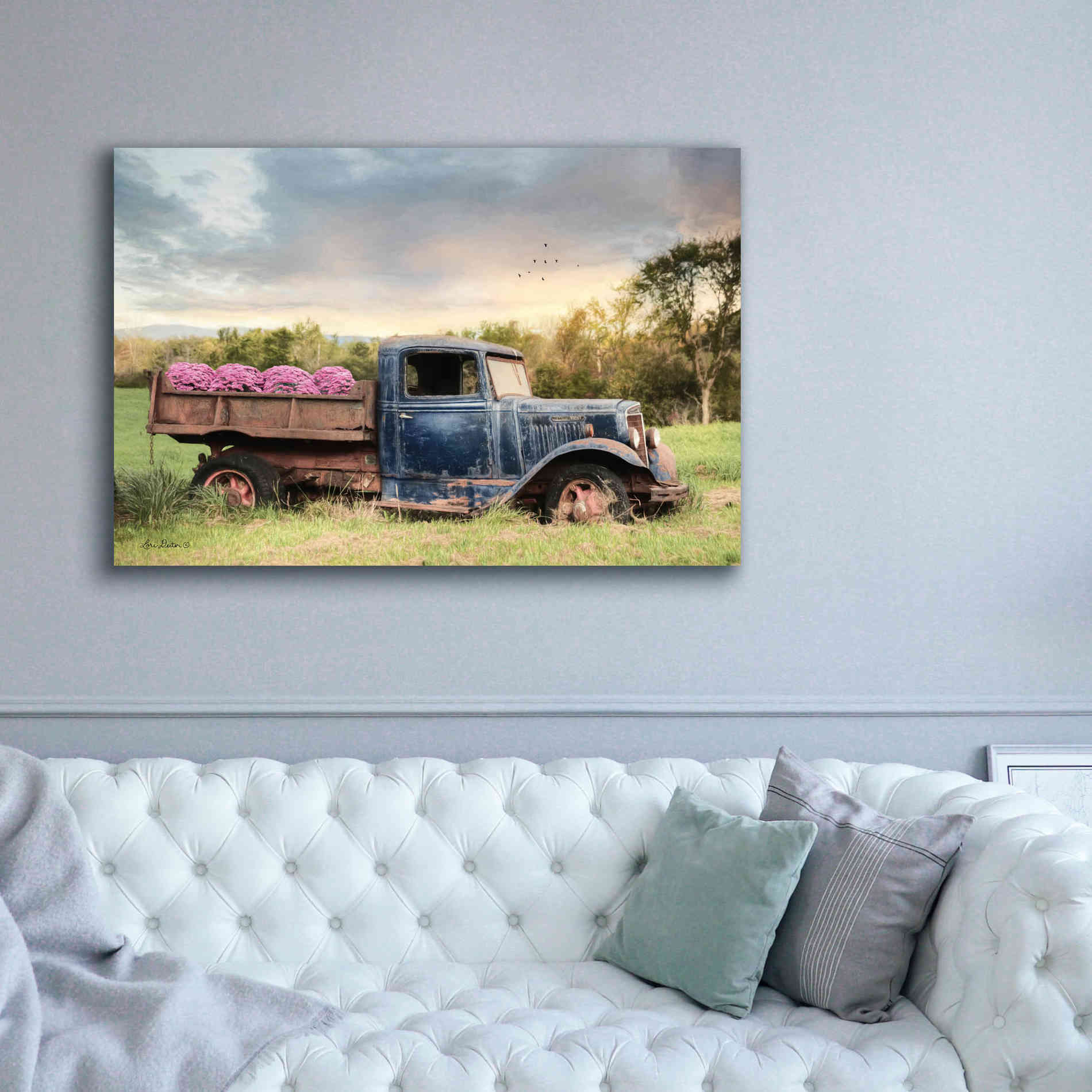 'Flower Delivery' by Lori Deiter, Canvas Wall Art,60 x 40