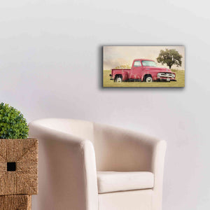 'Country Parking Spot' by Lori Deiter, Canvas Wall Art,24 x 12