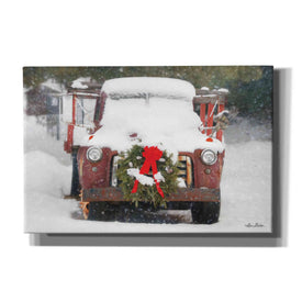 'Christmas Farm Truck' by Lori Deiter, Canvas Wall Art