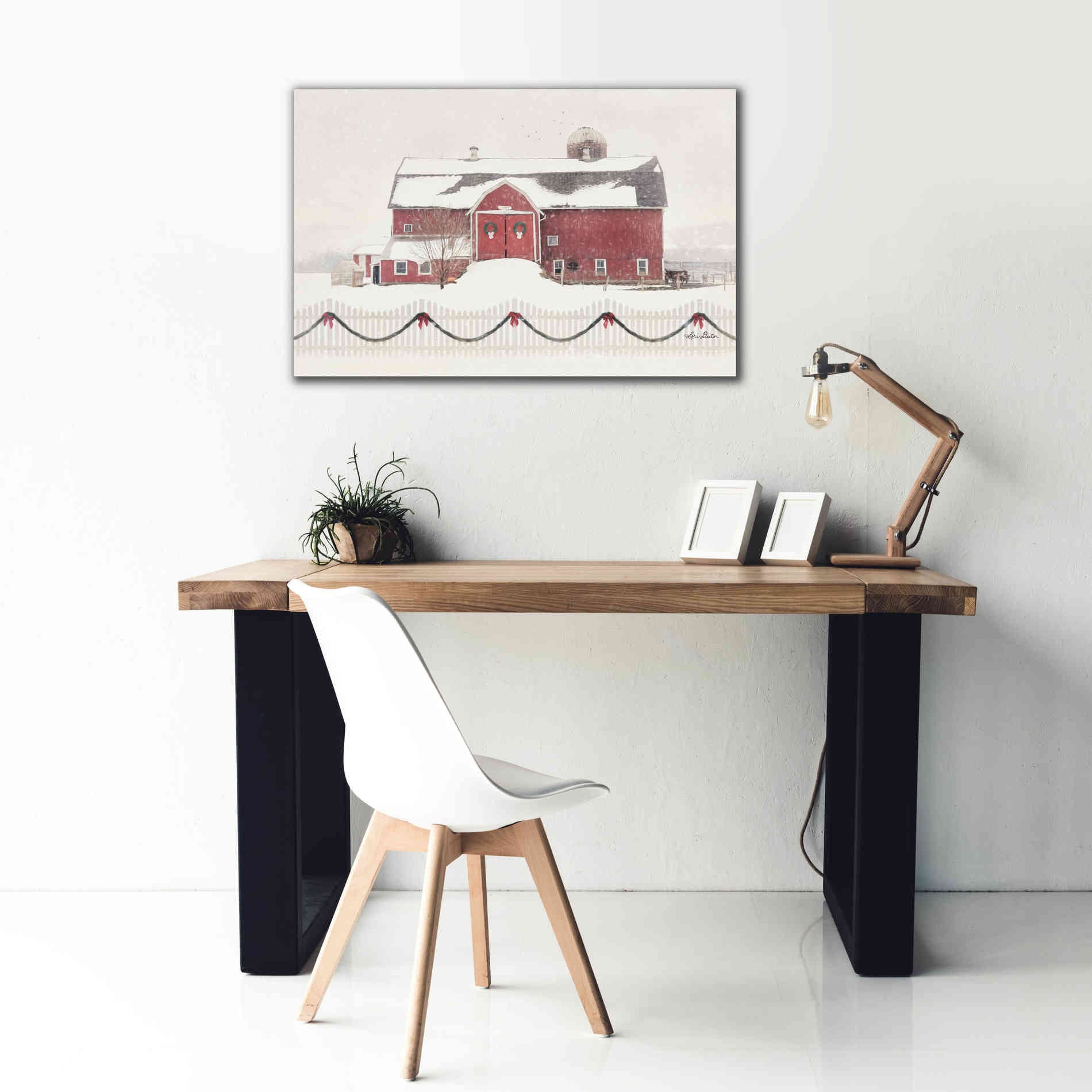 'Please Come Home for Christmas' by Lori Deiter, Canvas Wall Art,40 x 26