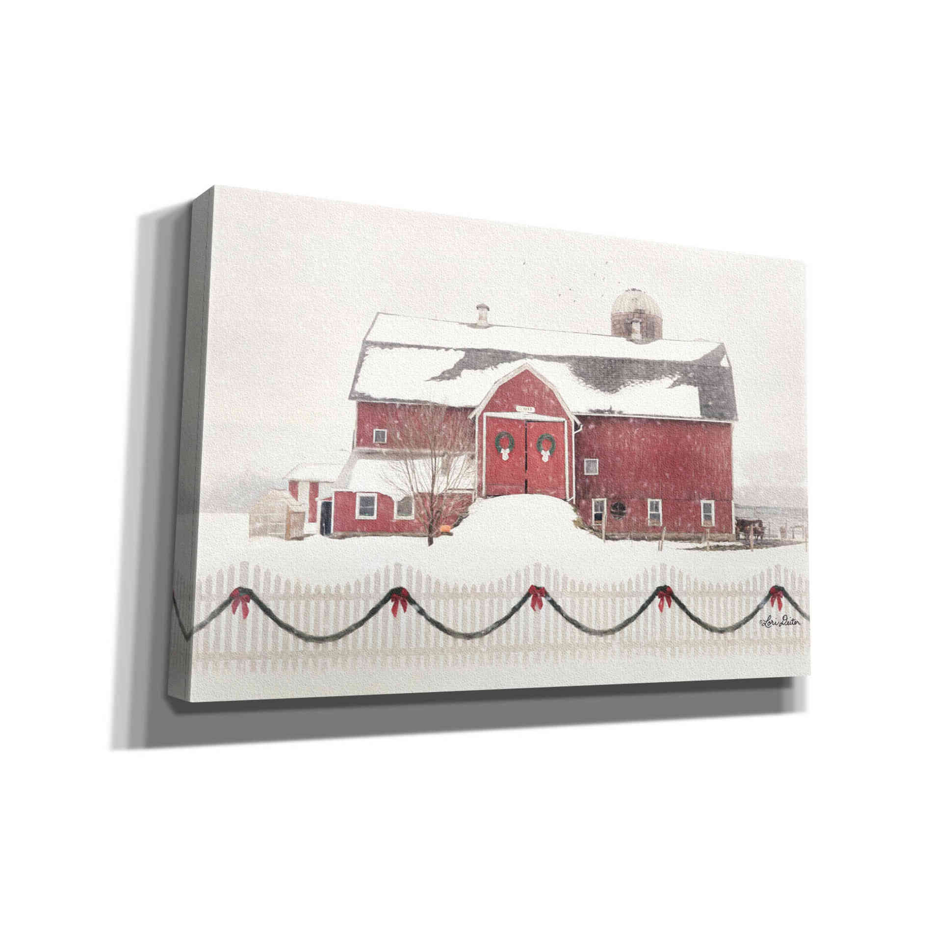 'Please Come Home for Christmas' by Lori Deiter, Canvas Wall Art