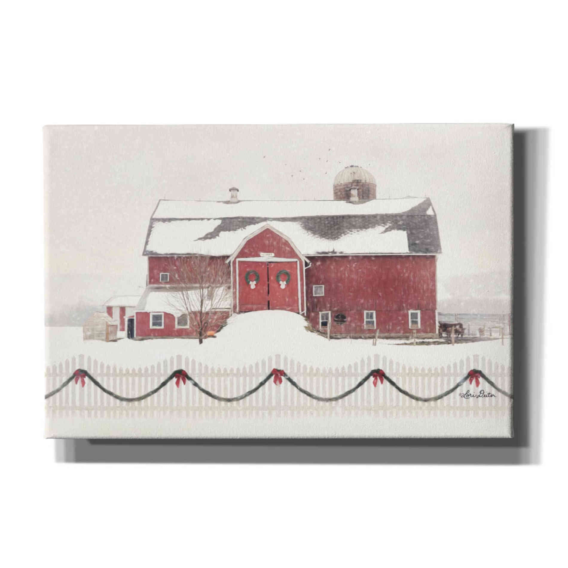 'Please Come Home for Christmas' by Lori Deiter, Canvas Wall Art