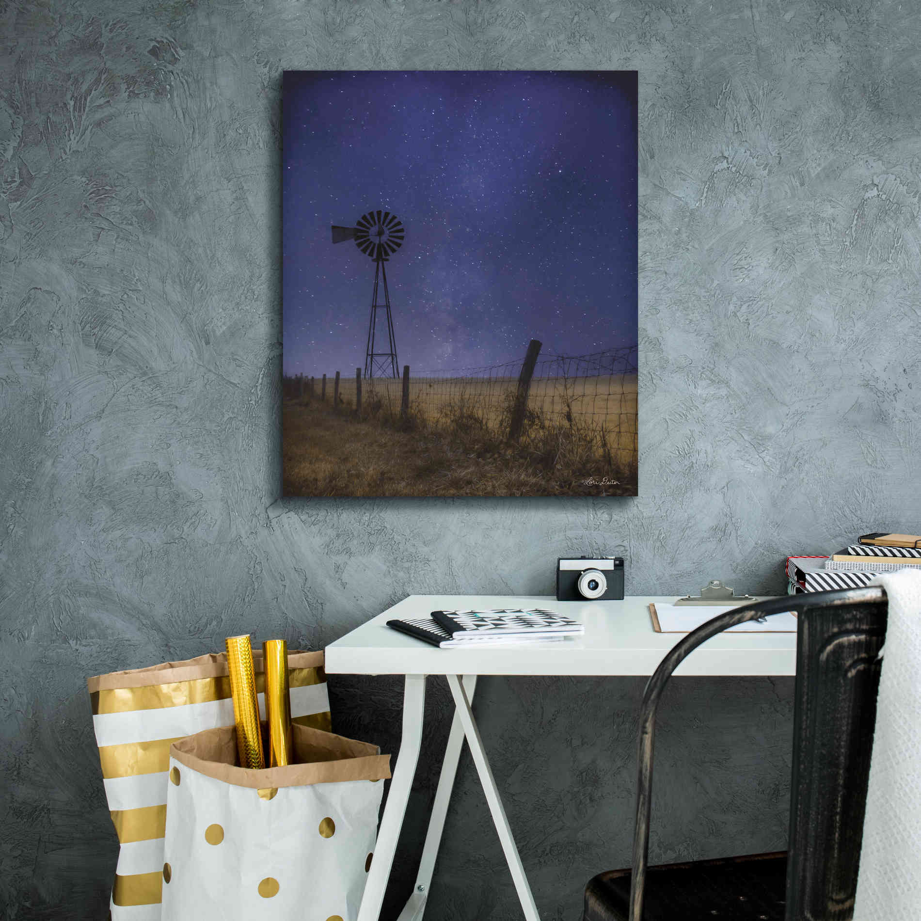 'Starlit Night' by Lori Deiter, Canvas Wall Art,20 x 24