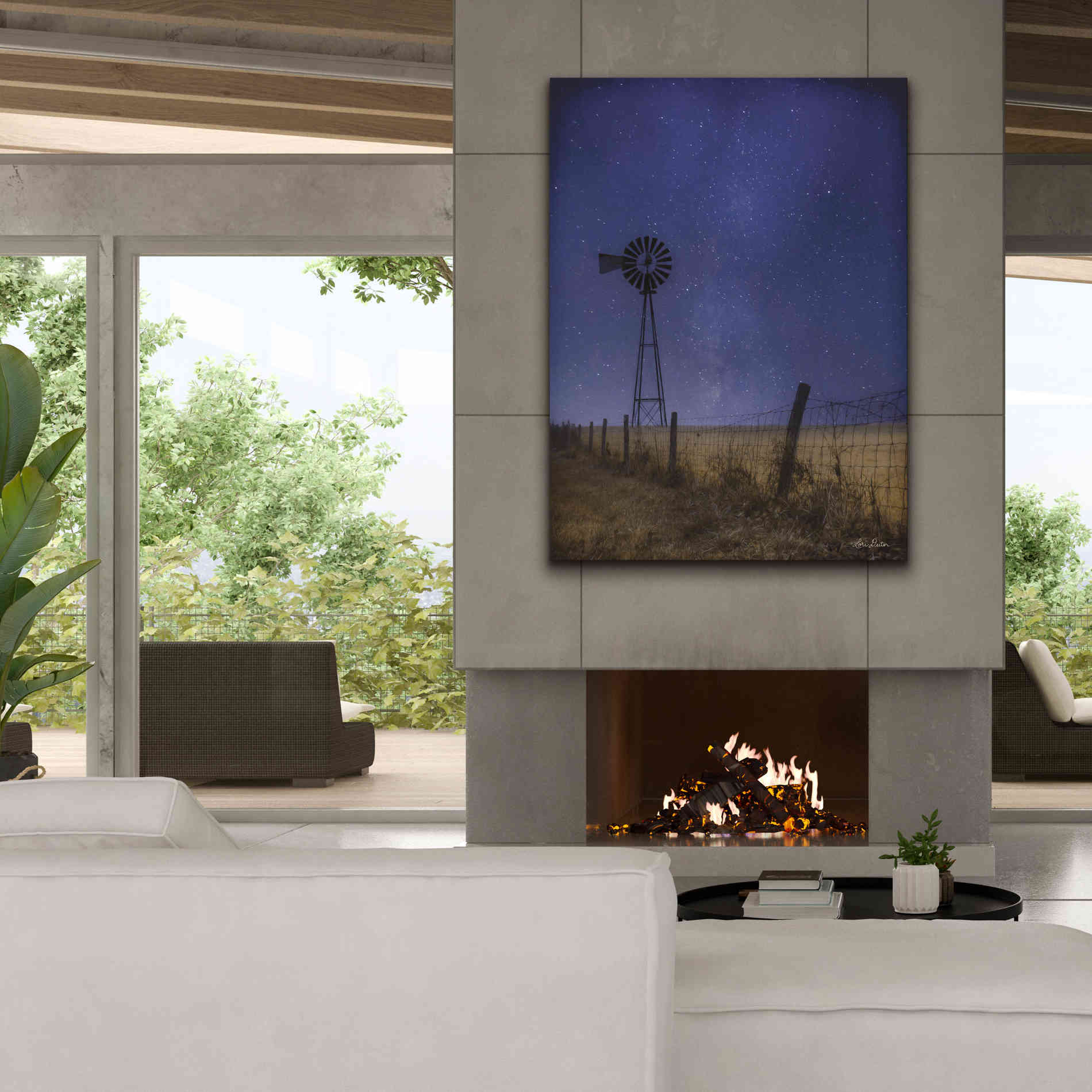 'Starlit Night' by Lori Deiter, Canvas Wall Art,40 x 54