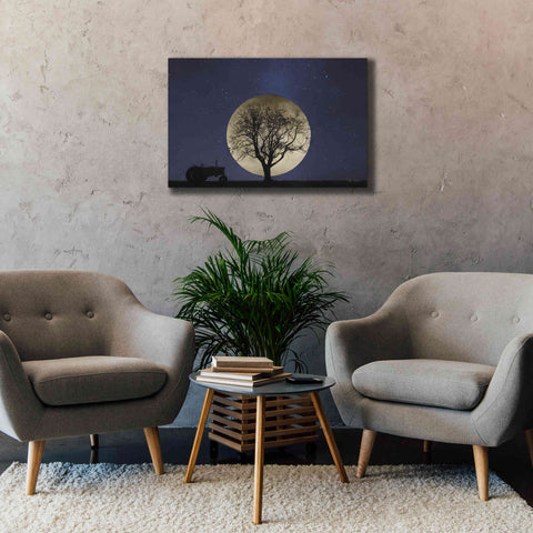 Image of 'Full Moon Country Night' by Lori Deiter, Canvas Wall Art,40 x 26