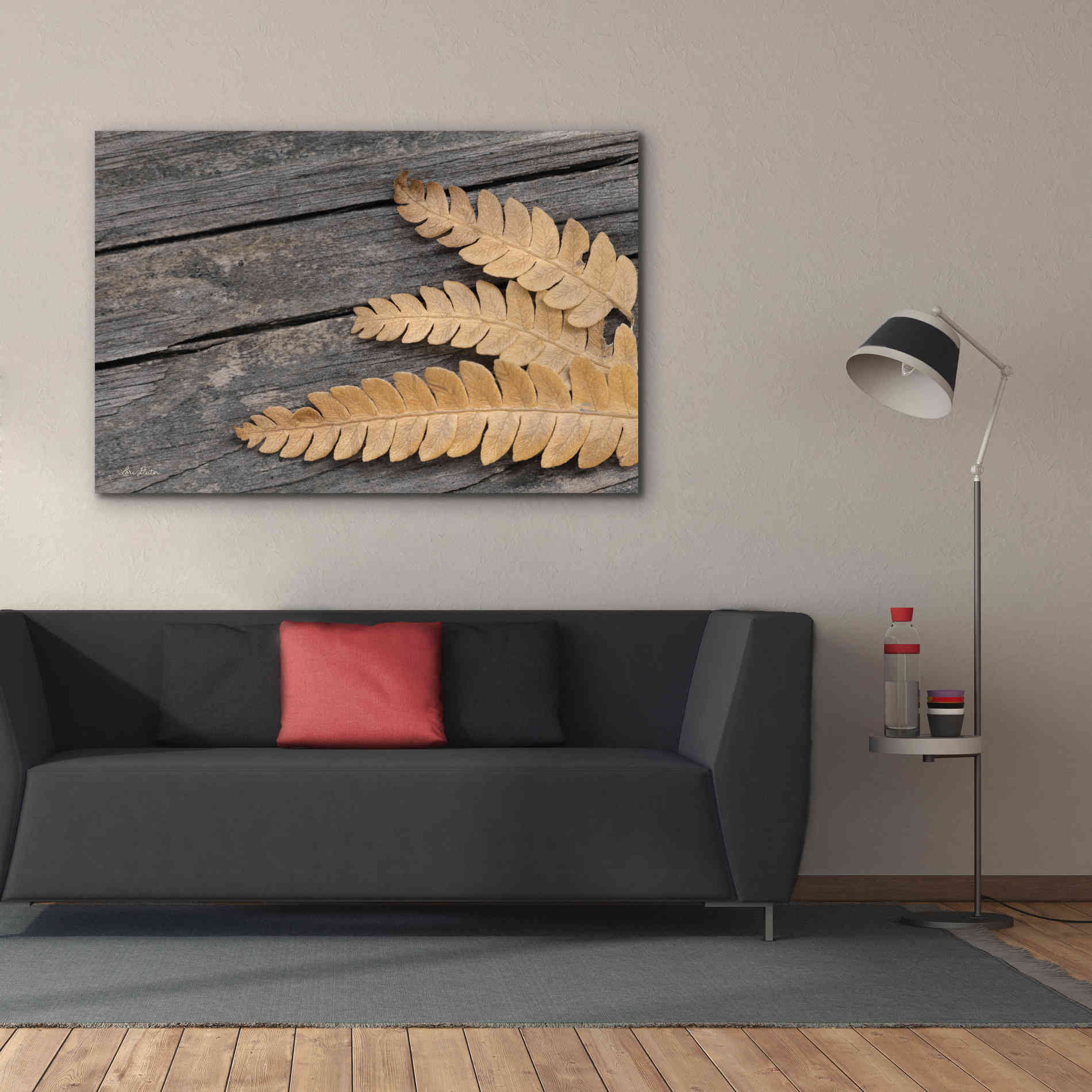 'Gold on Black VI' by Lori Deiter, Canvas Wall Art,60 x 40