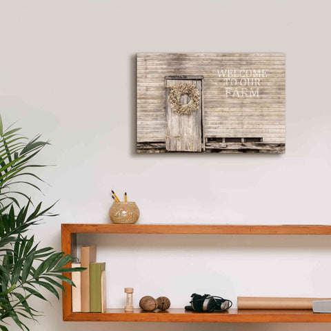 Image of 'Welcome to Our Farm' by Lori Deiter, Canvas Wall Art,18 x 12