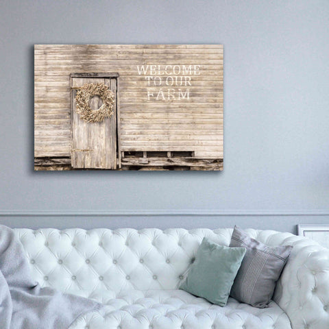 Image of 'Welcome to Our Farm' by Lori Deiter, Canvas Wall Art,60 x 40