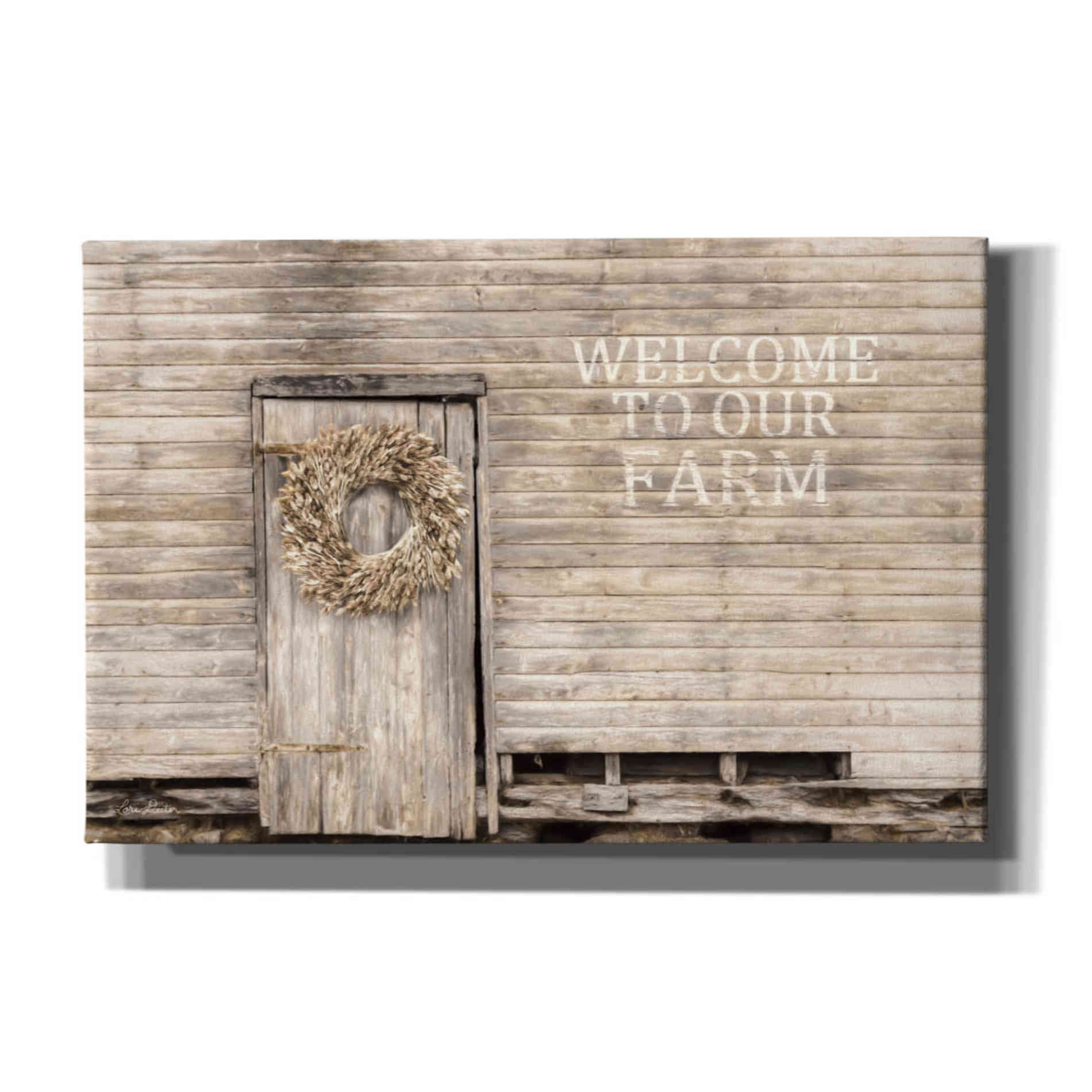 'Welcome to Our Farm' by Lori Deiter, Canvas Wall Art