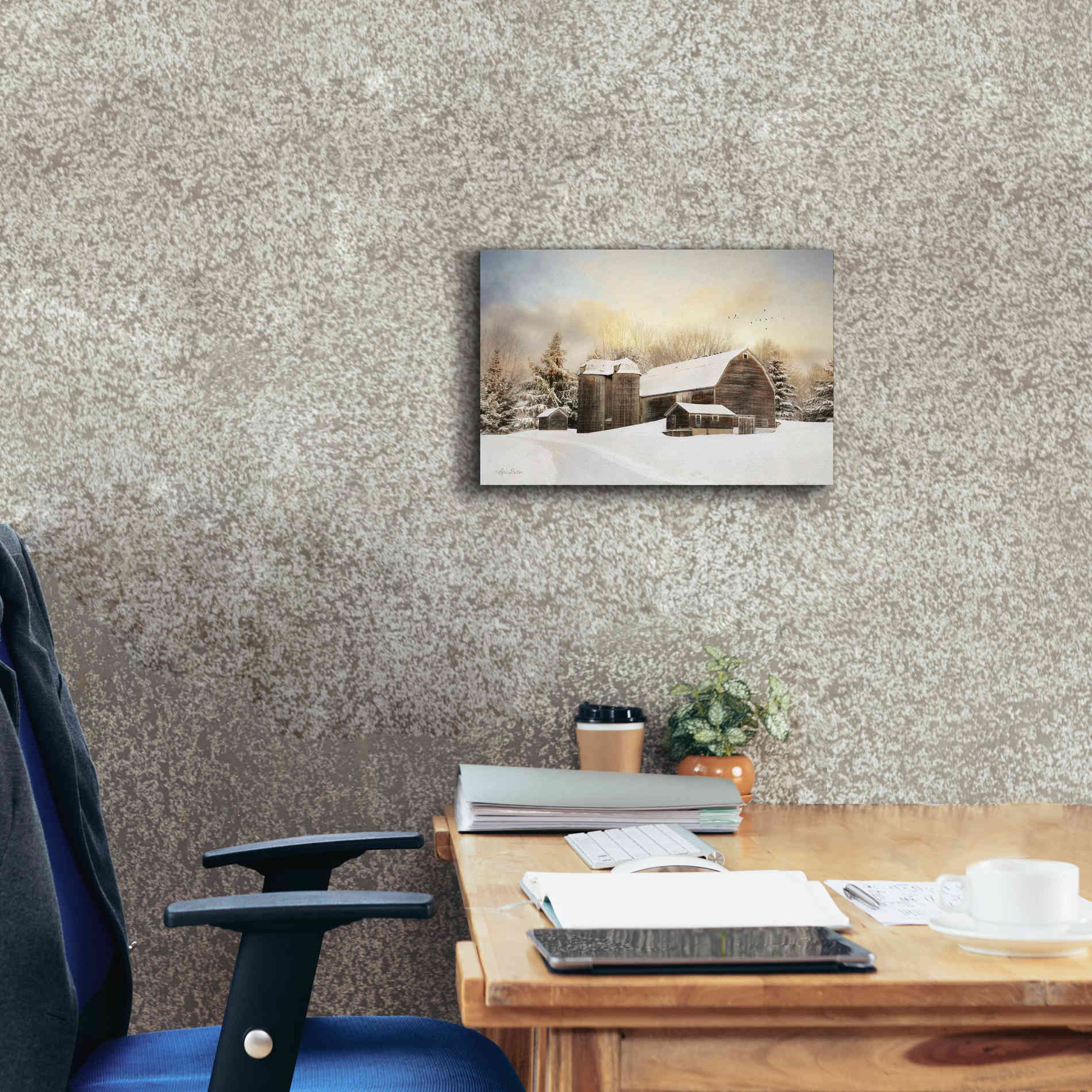 'The Color of Winter' by Lori Deiter, Canvas Wall Art,18 x 12